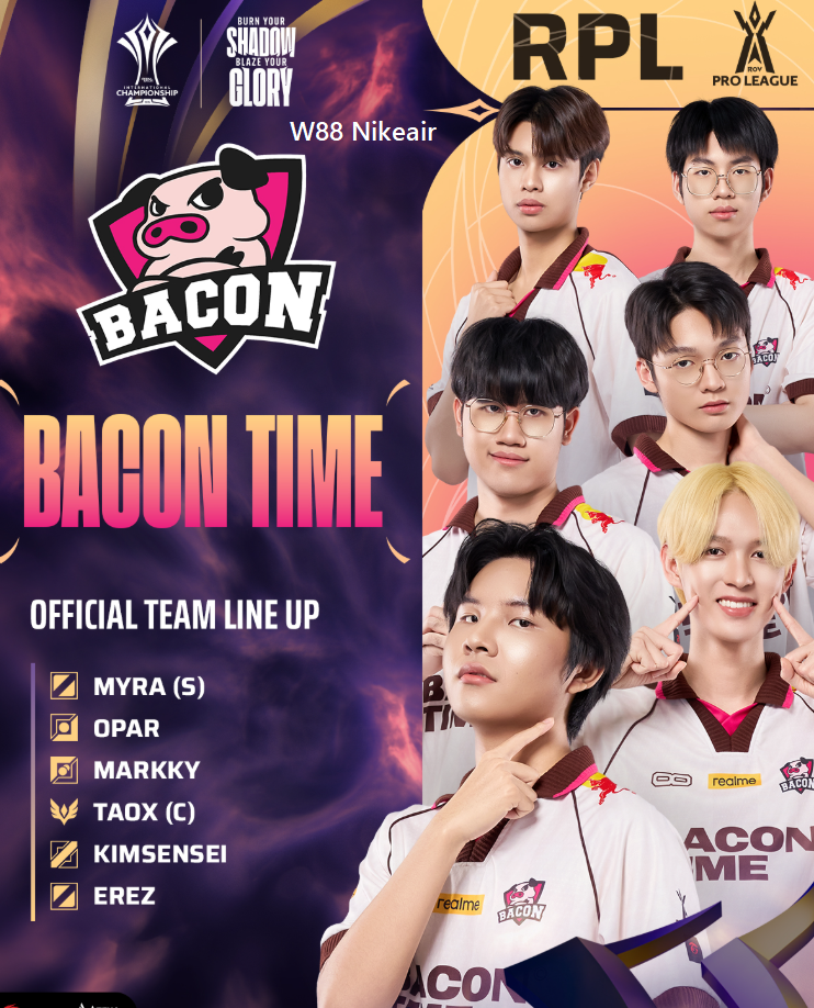 doi hinh bacon time w88
